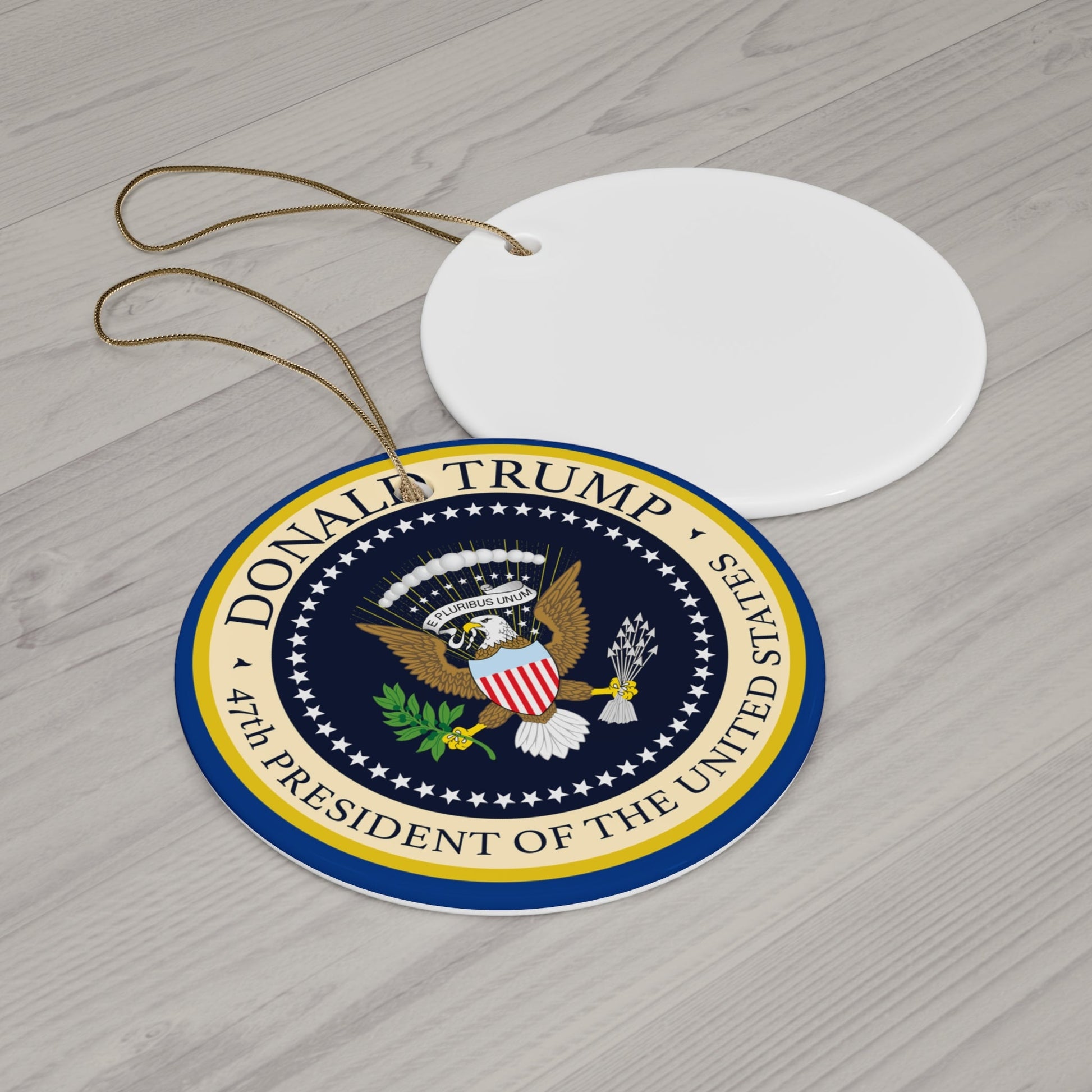 Trump 47th President of the United States Ceramic Ornament - PatriotDepot.com