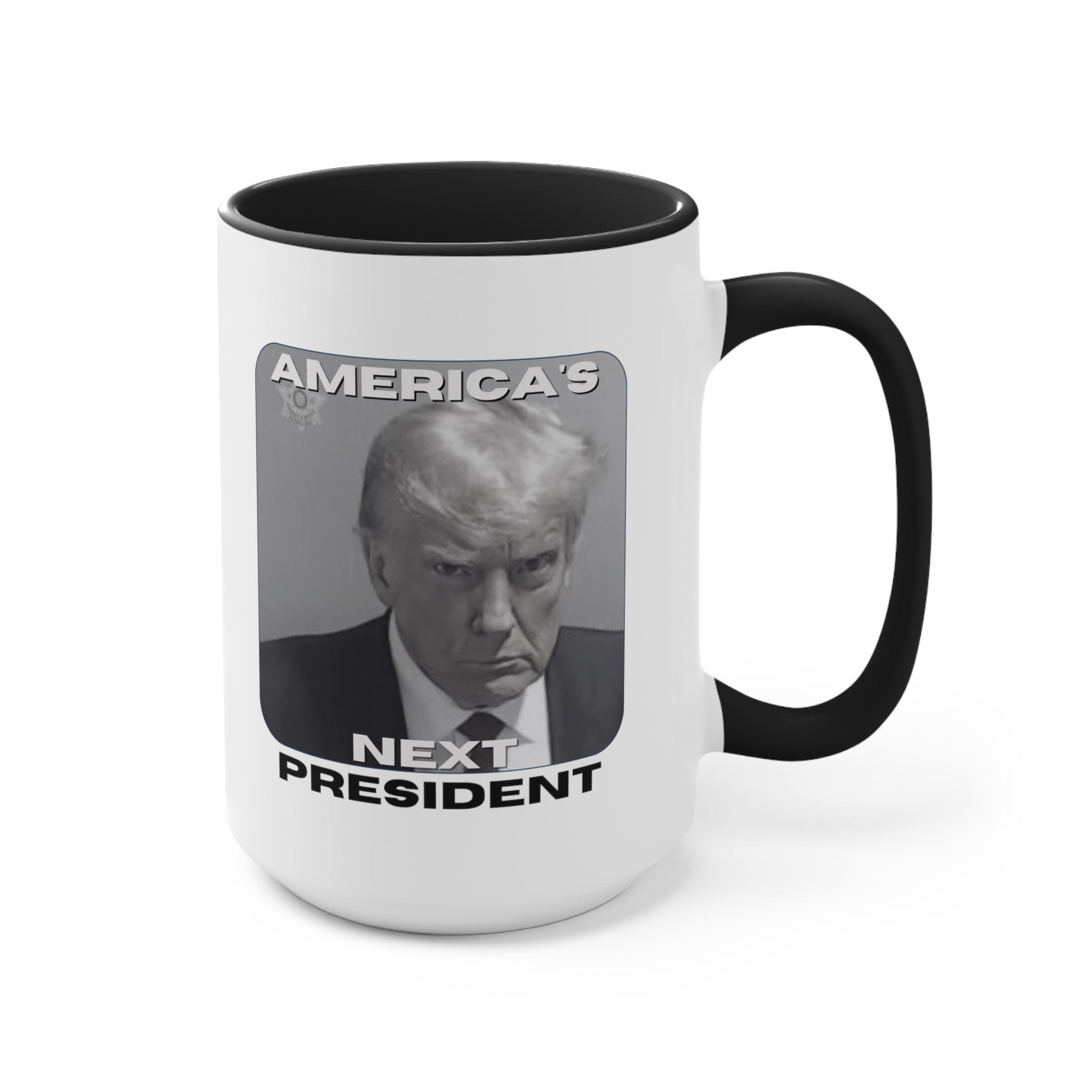 Trump: America's Next President Mugshot Mug (3 Colors, 2 Sizes) - PatriotDepot.com