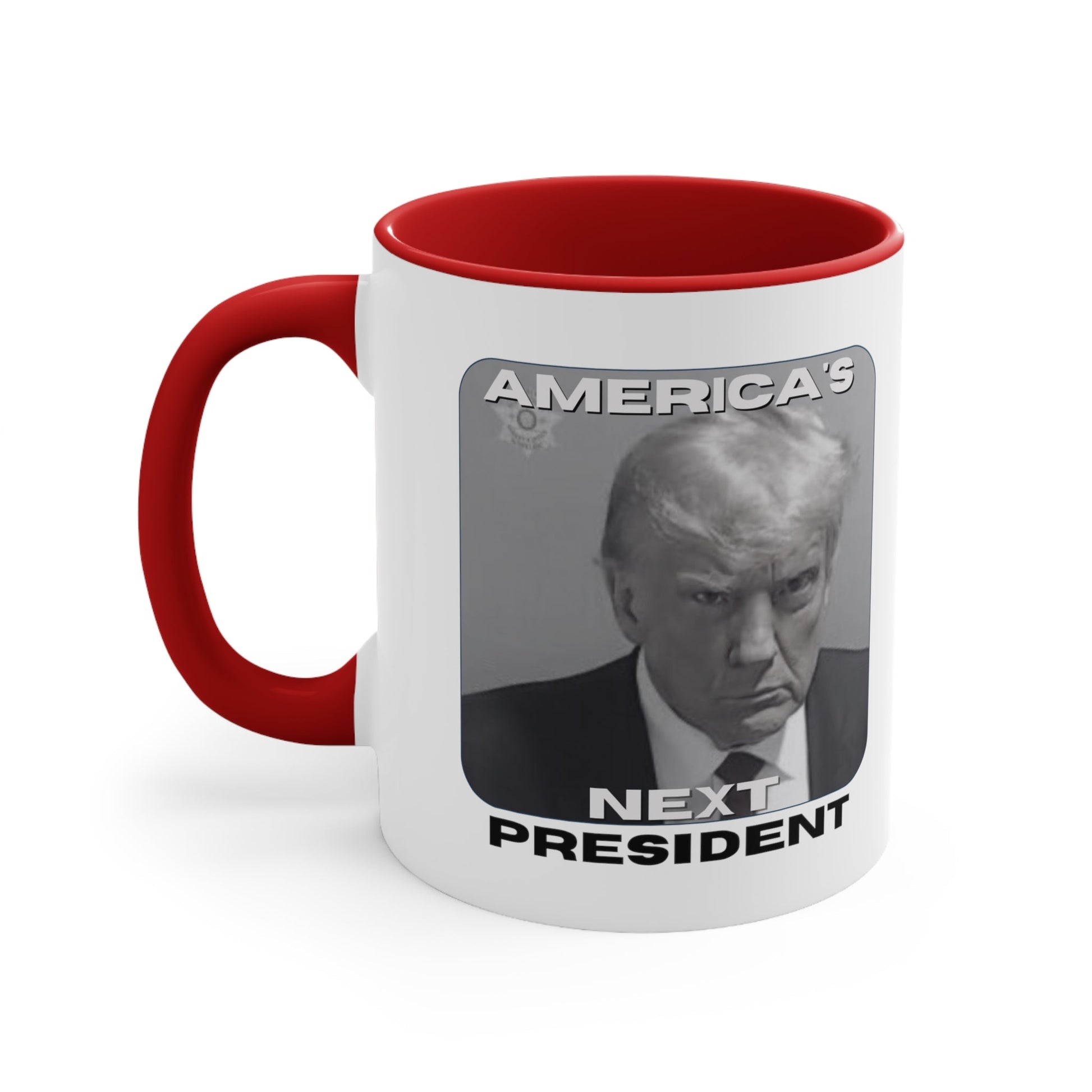 Trump: America's Next President Mugshot Mug (3 Colors, 2 Sizes) - PatriotDepot.com