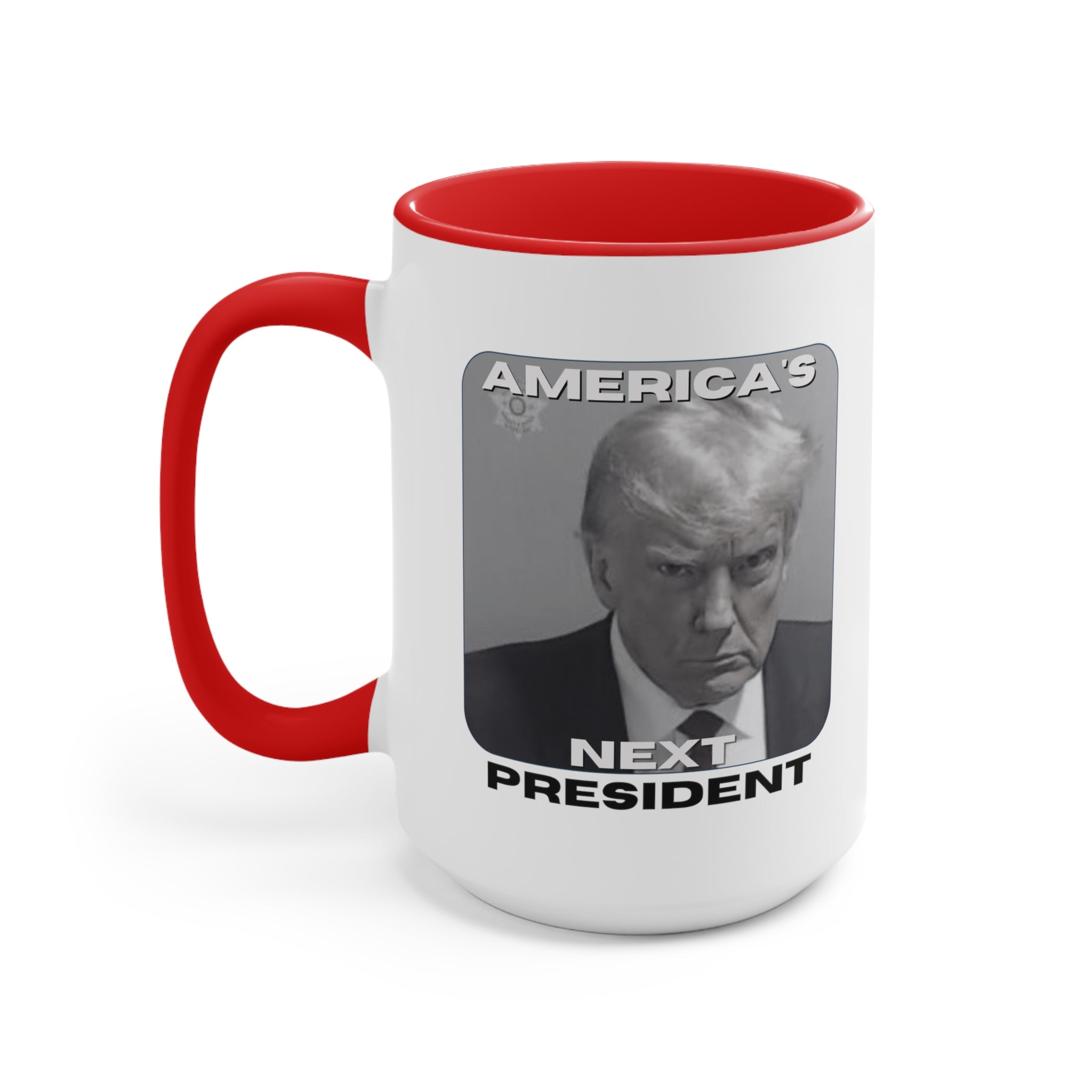 Trump: America's Next President Mugshot Mug (3 Colors, 2 Sizes) - PatriotDepot.com