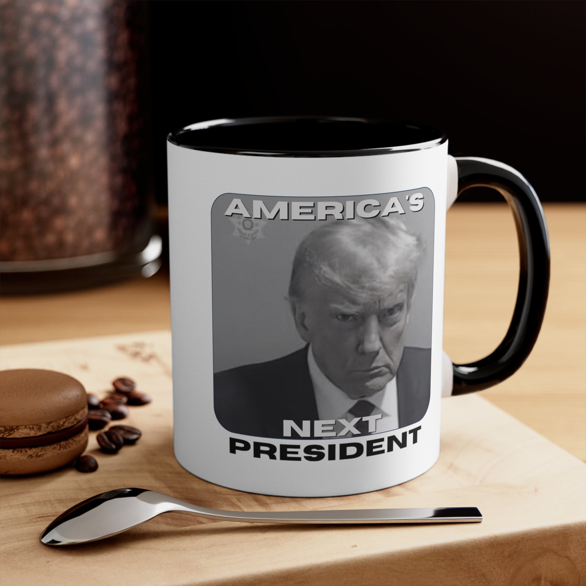 Trump: America's Next President Mugshot Mug (3 Colors, 2 Sizes) - PatriotDepot.com