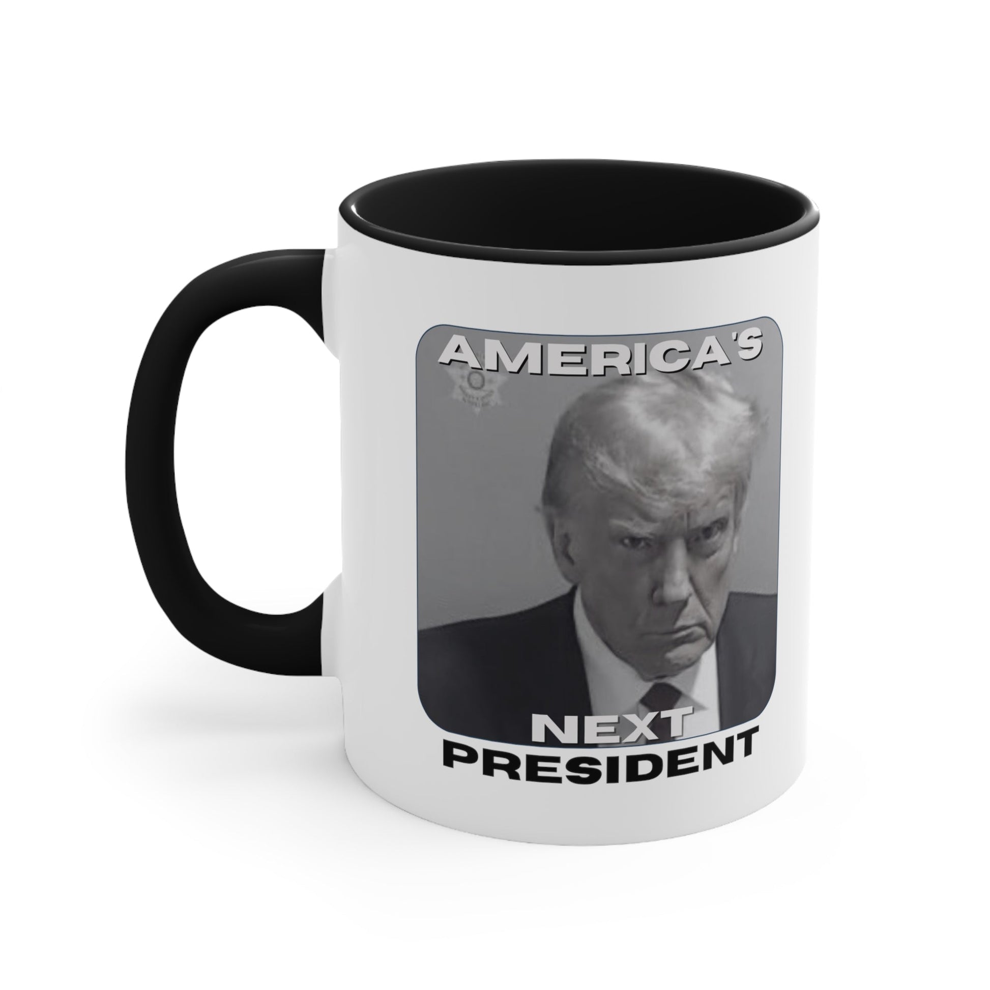 Trump: America's Next President Mugshot Mug (3 Colors, 2 Sizes) - PatriotDepot.com
