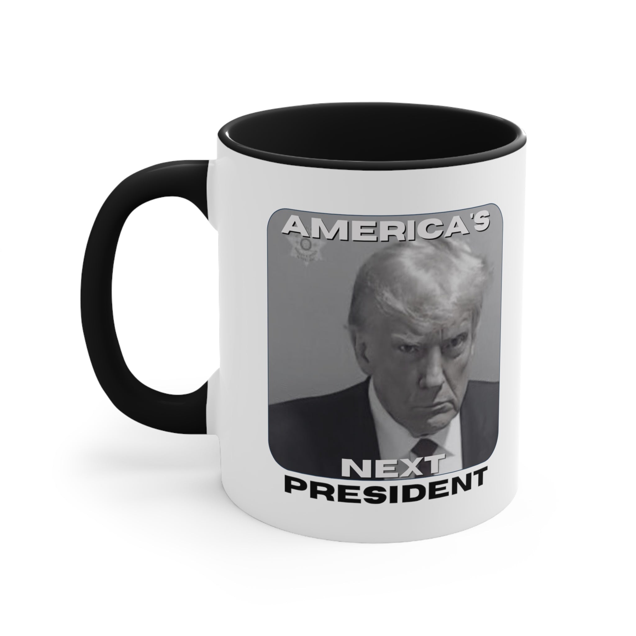 Trump: America's Next President Mugshot Mug (3 Colors, 2 Sizes) - PatriotDepot.com
