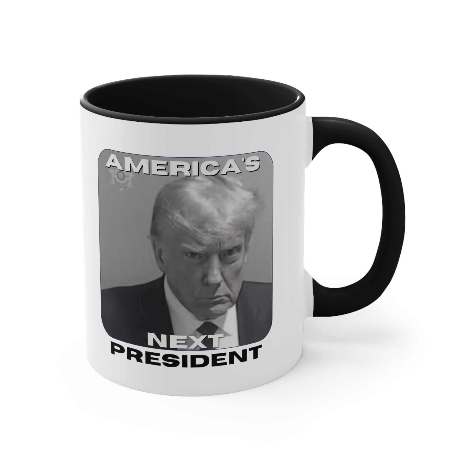 Trump: America's Next President Mugshot Mug (3 Colors, 2 Sizes) - PatriotDepot.com