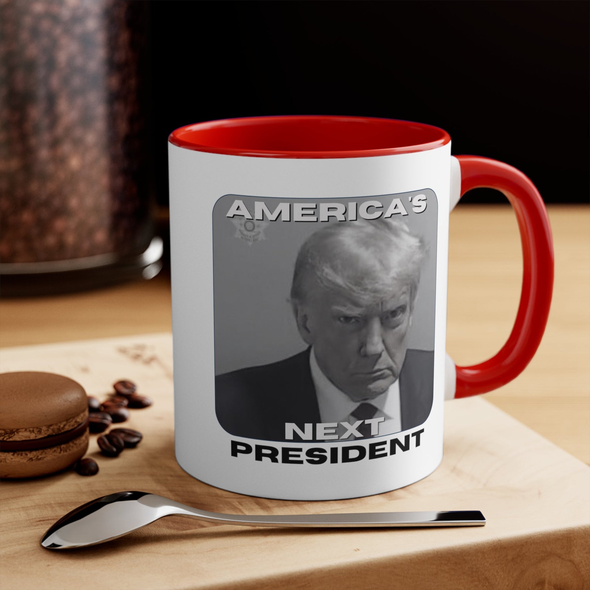 Trump: America's Next President Mugshot Mug (3 Colors, 2 Sizes) - PatriotDepot.com