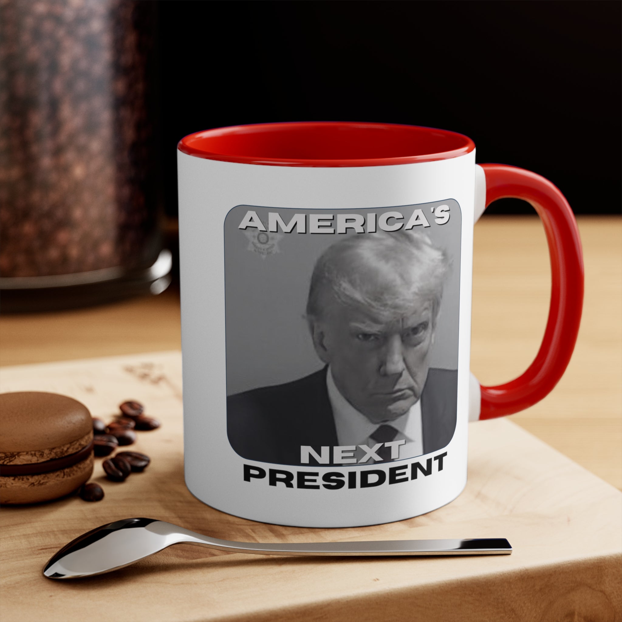 Trump: America's Next President Mugshot Mug (3 Colors, 2 Sizes) - PatriotDepot.com