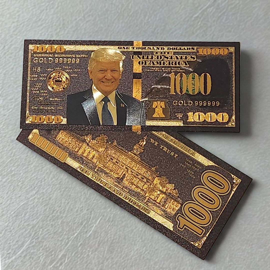 Trump Commander - in - Chief Replica Note – Collector’s Gold Edition - PatriotDepot.com