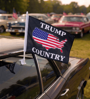 Trump Country 12"x18" Car Flag - PatriotDepot.com