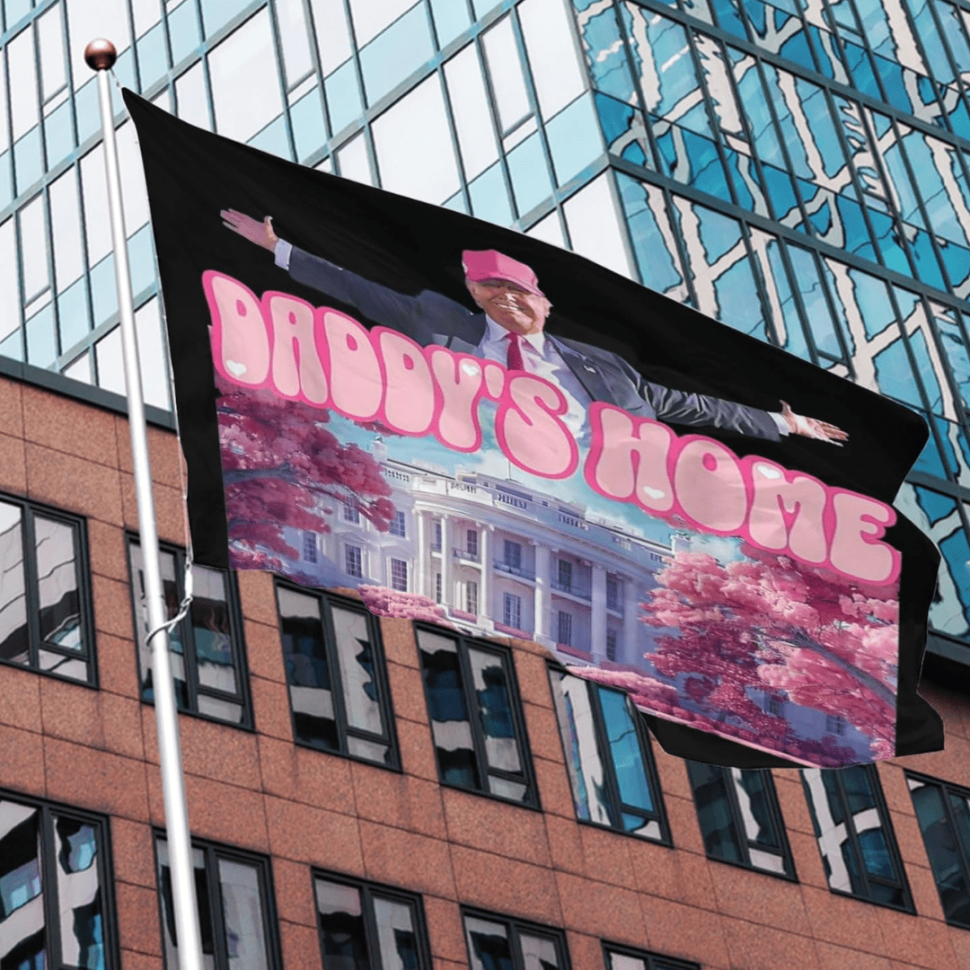 Trump "Daddy's Home" Flag - PatriotDepot.com