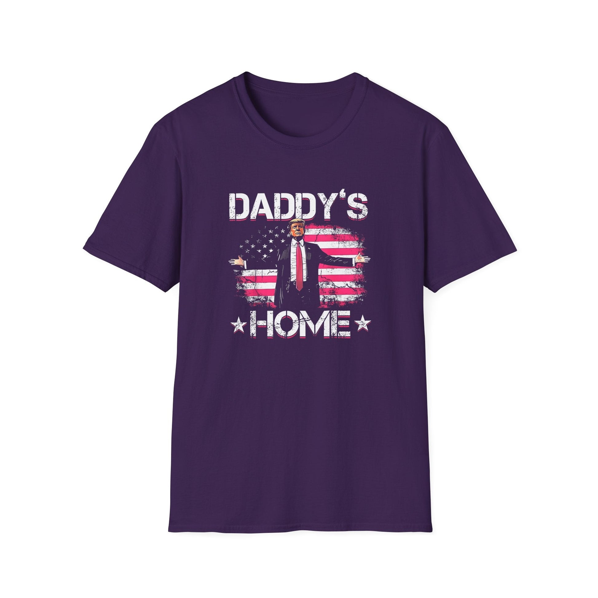 Trump "Daddy's Home" USA T-Shirt - PatriotDepot.com