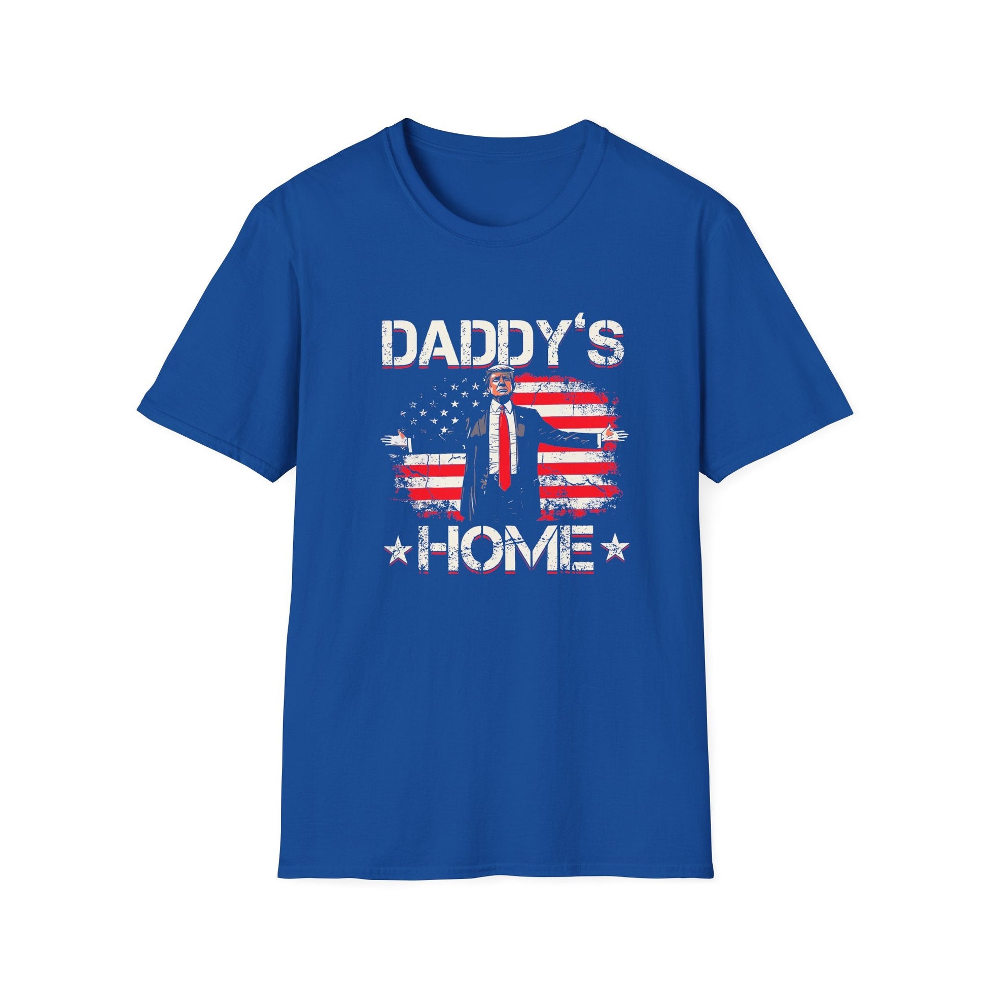Trump "Daddy's Home" USA T-Shirt - PatriotDepot.com