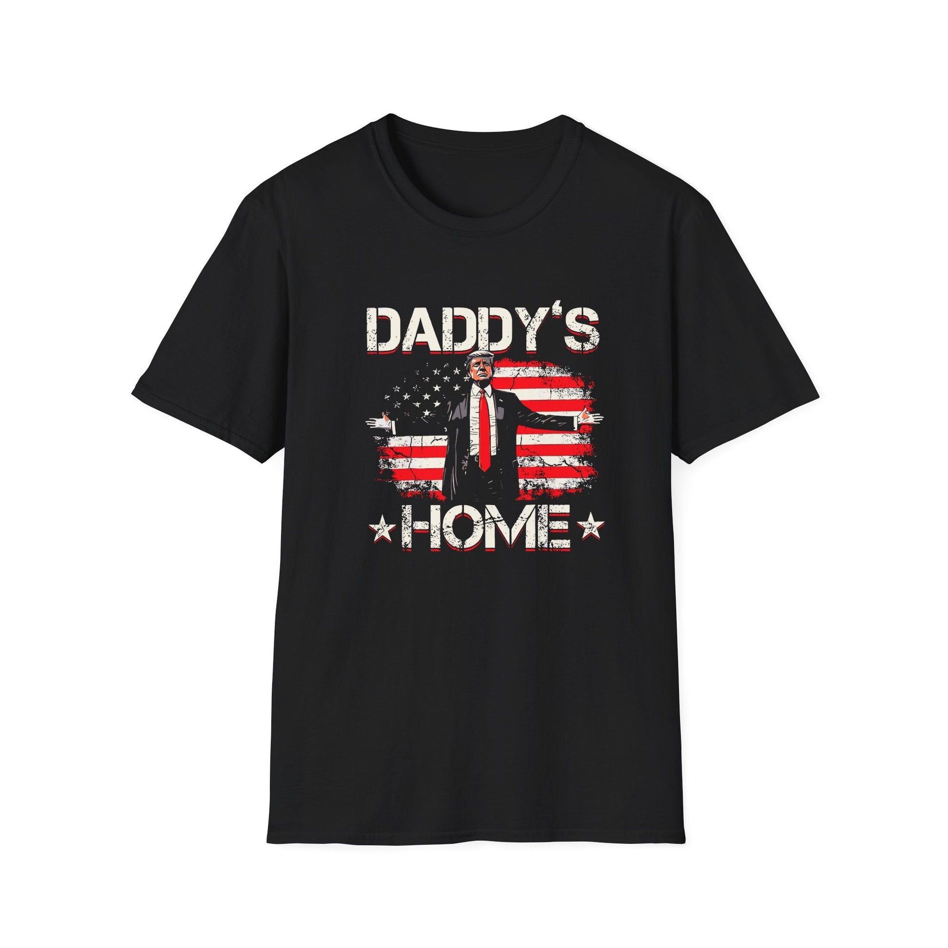 Trump "Daddy's Home" USA T-Shirt - PatriotDepot.com