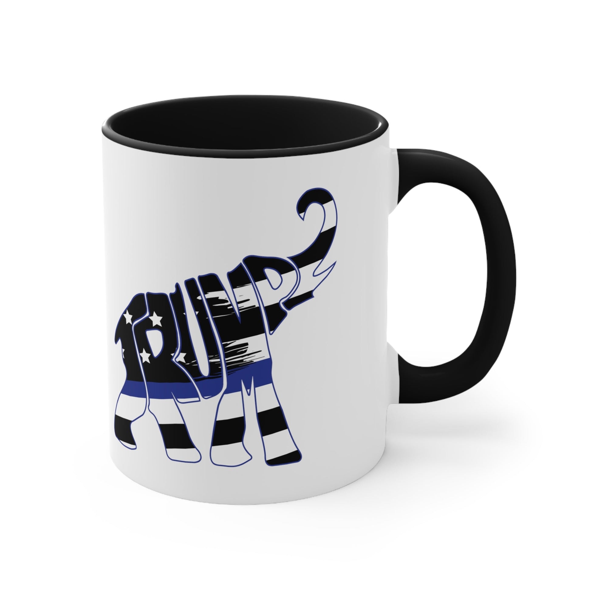 Trump - e - phant Thin Blue Line Mug (3 Colors, 2 Sizes) - PatriotDepot.com