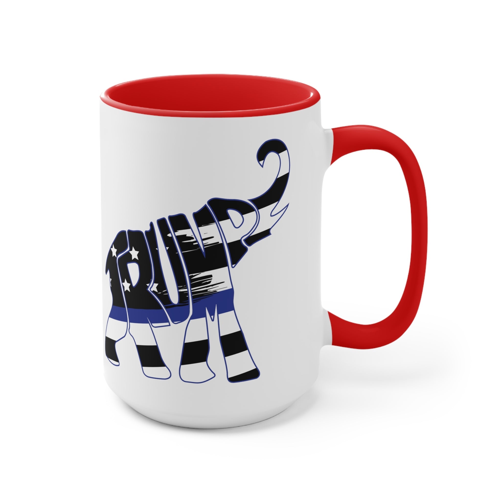 Trump - e - phant Thin Blue Line Mug (3 Colors, 2 Sizes) - PatriotDepot.com