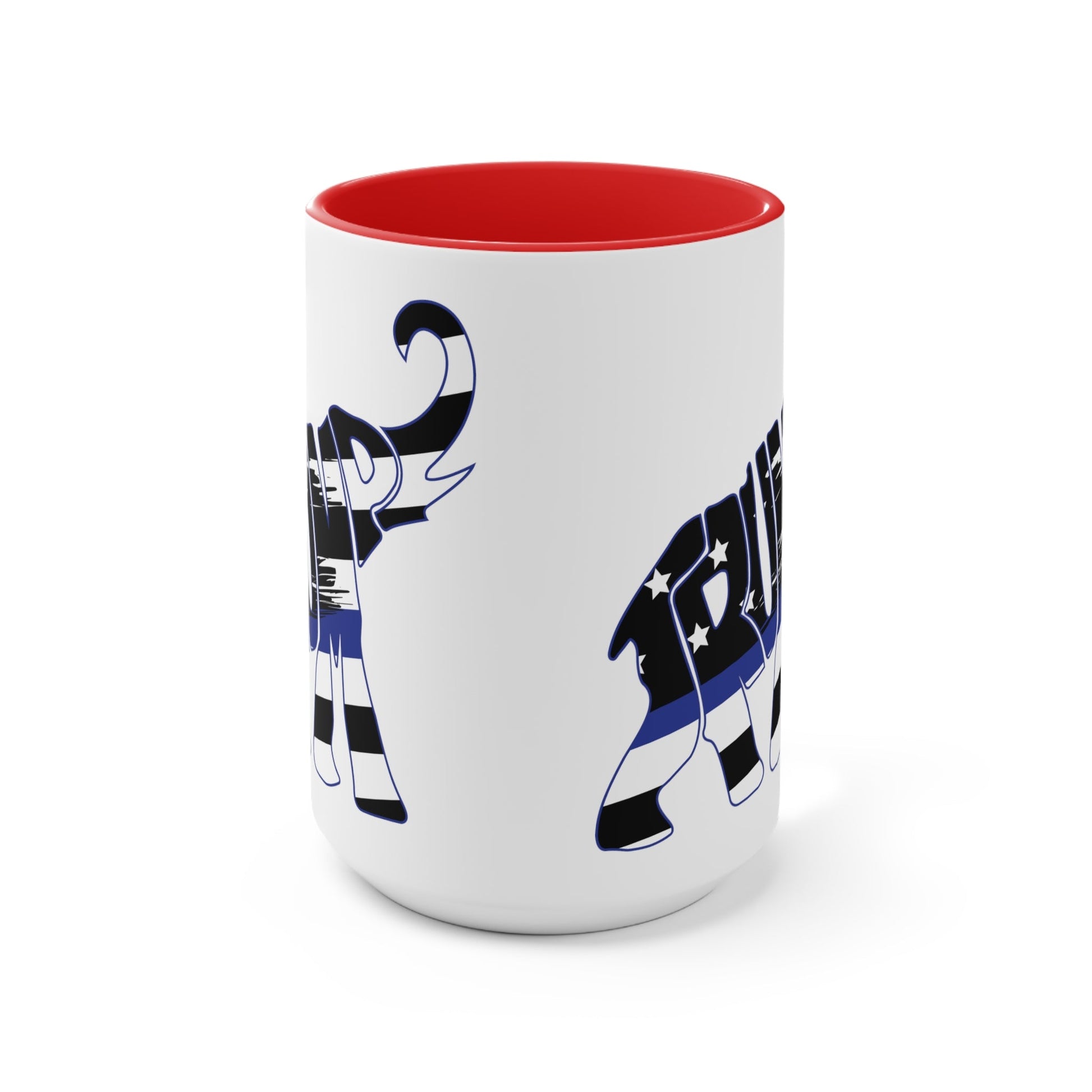 Trump - e - phant Thin Blue Line Mug (3 Colors, 2 Sizes) - PatriotDepot.com
