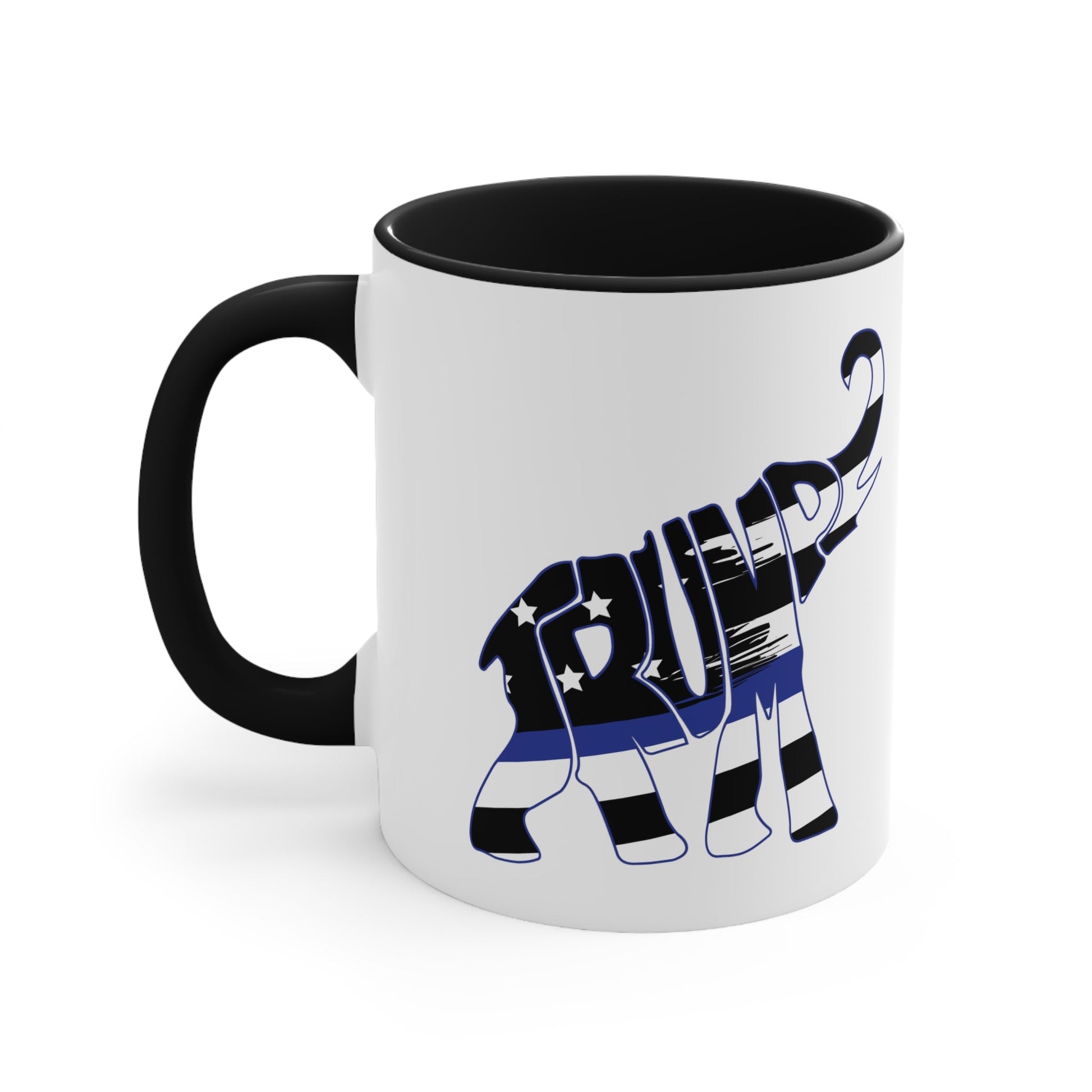 Trump - e - phant Thin Blue Line Mug (3 Colors, 2 Sizes) - PatriotDepot.com