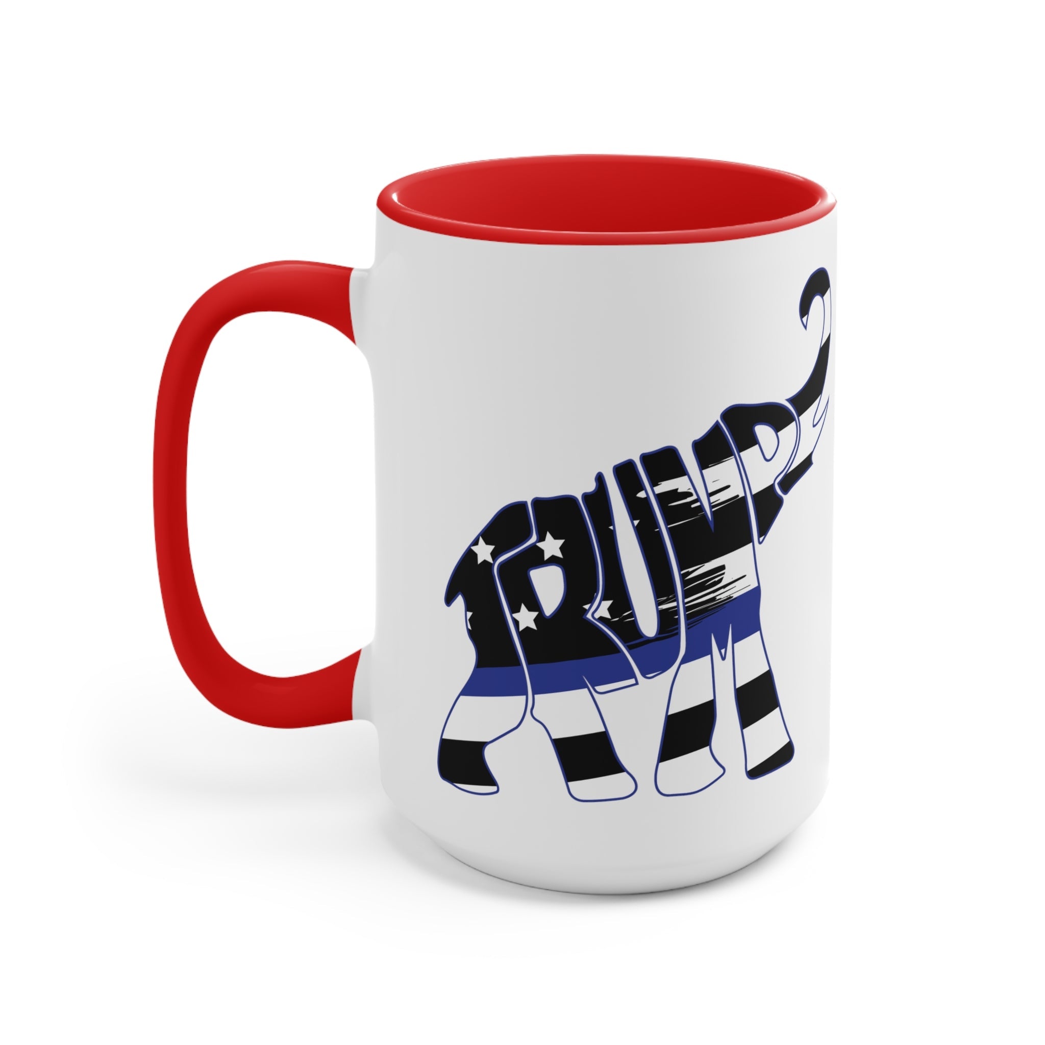 Trump - e - phant Thin Blue Line Mug (3 Colors, 2 Sizes) - PatriotDepot.com