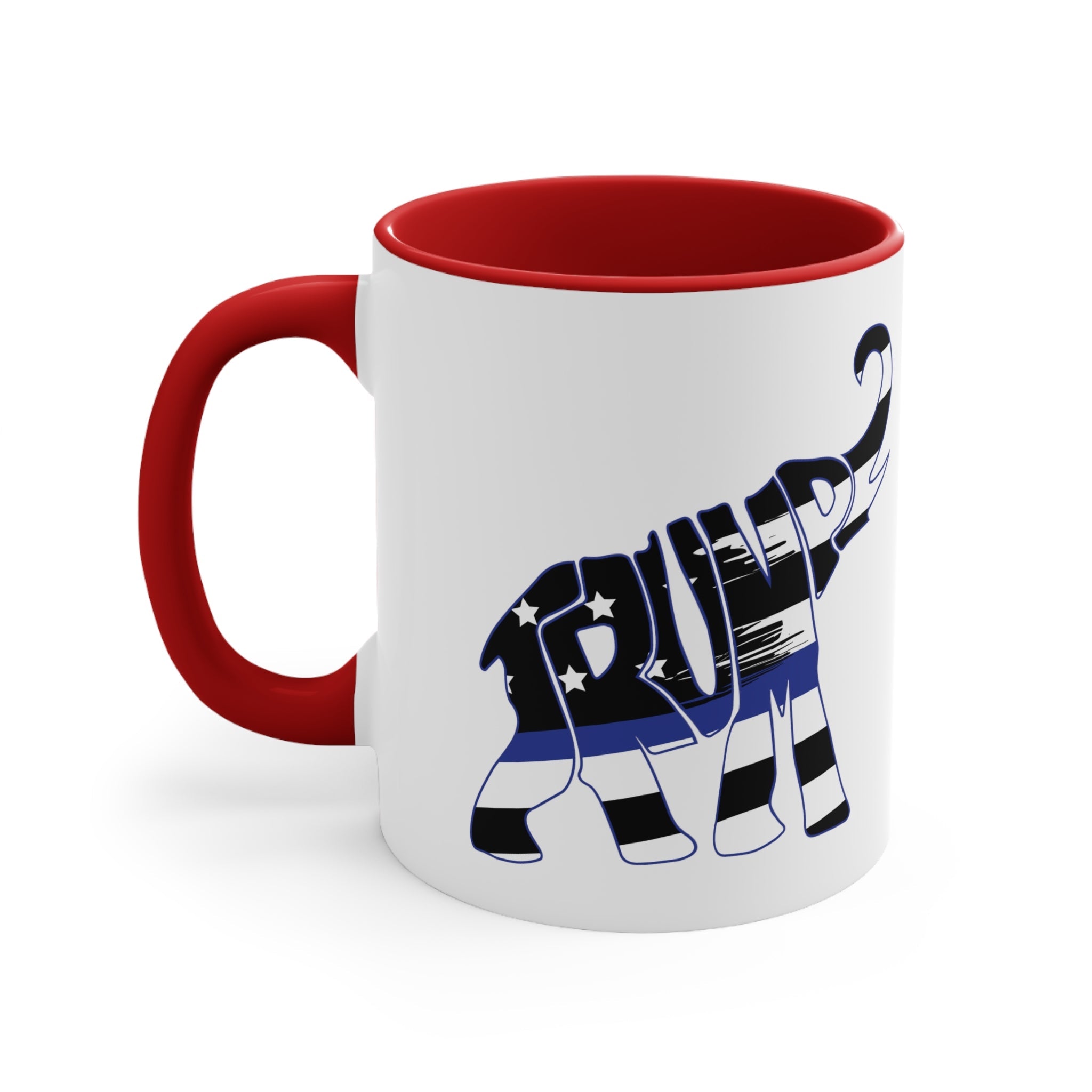Trump - e - phant Thin Blue Line Mug (3 Colors, 2 Sizes) - PatriotDepot.com