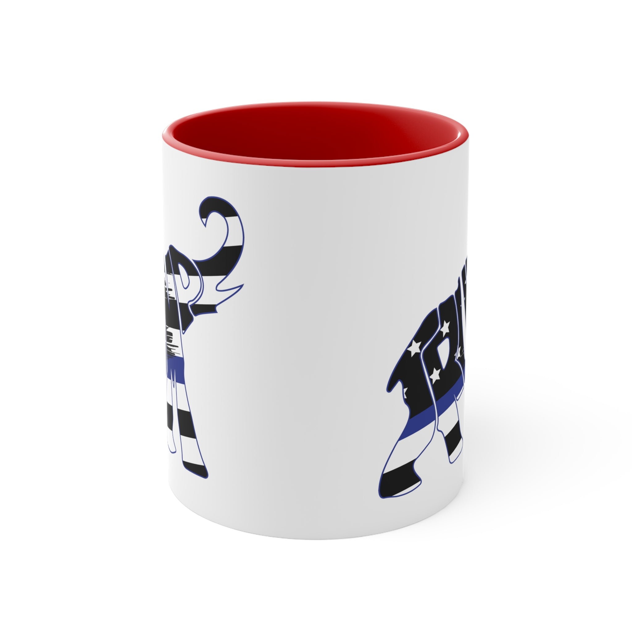 Trump - e - phant Thin Blue Line Mug (3 Colors, 2 Sizes) - PatriotDepot.com