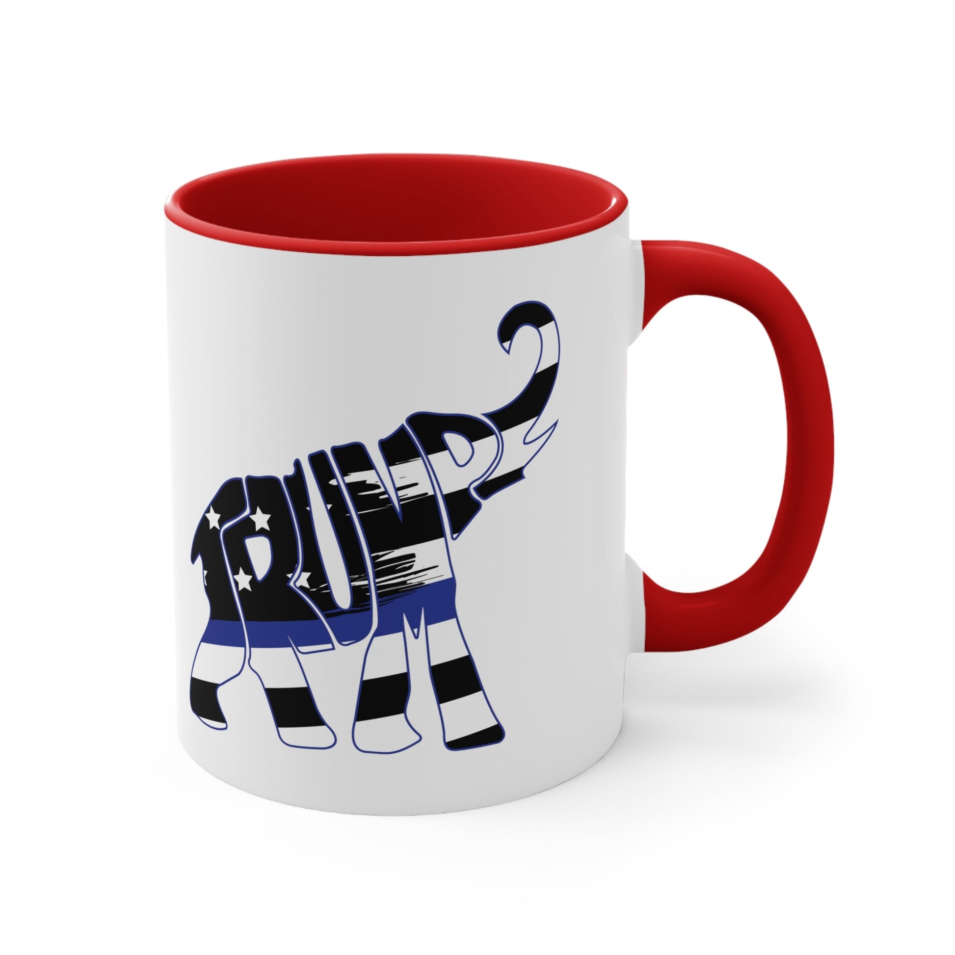 Trump - e - phant Thin Blue Line Mug (3 Colors, 2 Sizes) - PatriotDepot.com