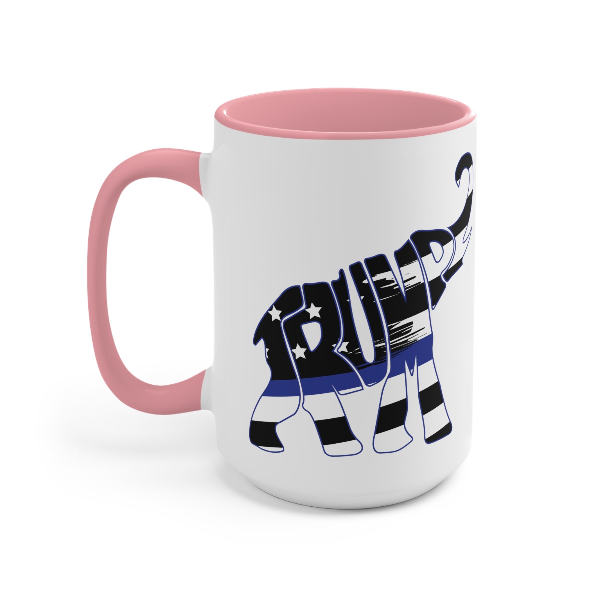 Trump - e - phant Thin Blue Line Mug (3 Colors, 2 Sizes) - PatriotDepot.com