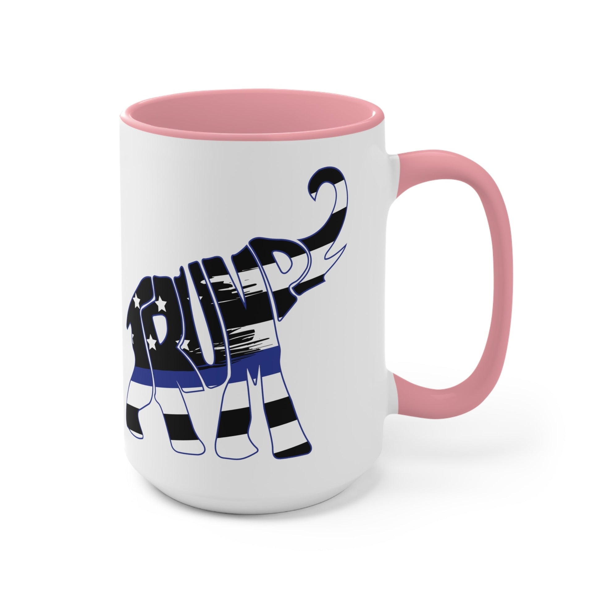 Trump - e - phant Thin Blue Line Mug (3 Colors, 2 Sizes) - PatriotDepot.com