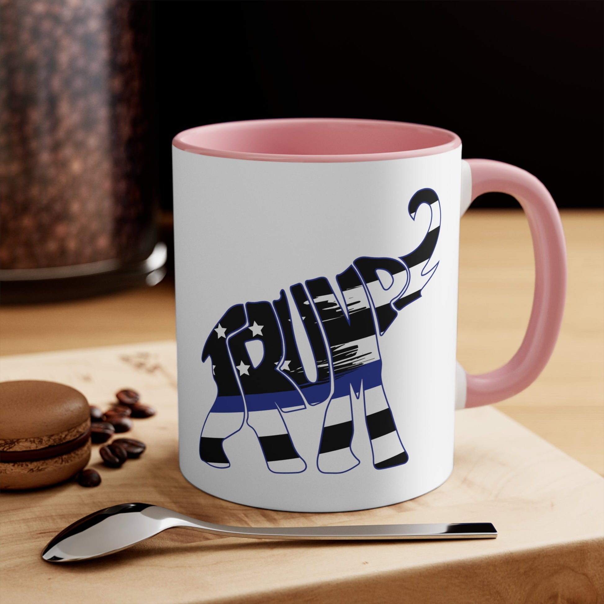 Trump - e - phant Thin Blue Line Mug (3 Colors, 2 Sizes) - PatriotDepot.com