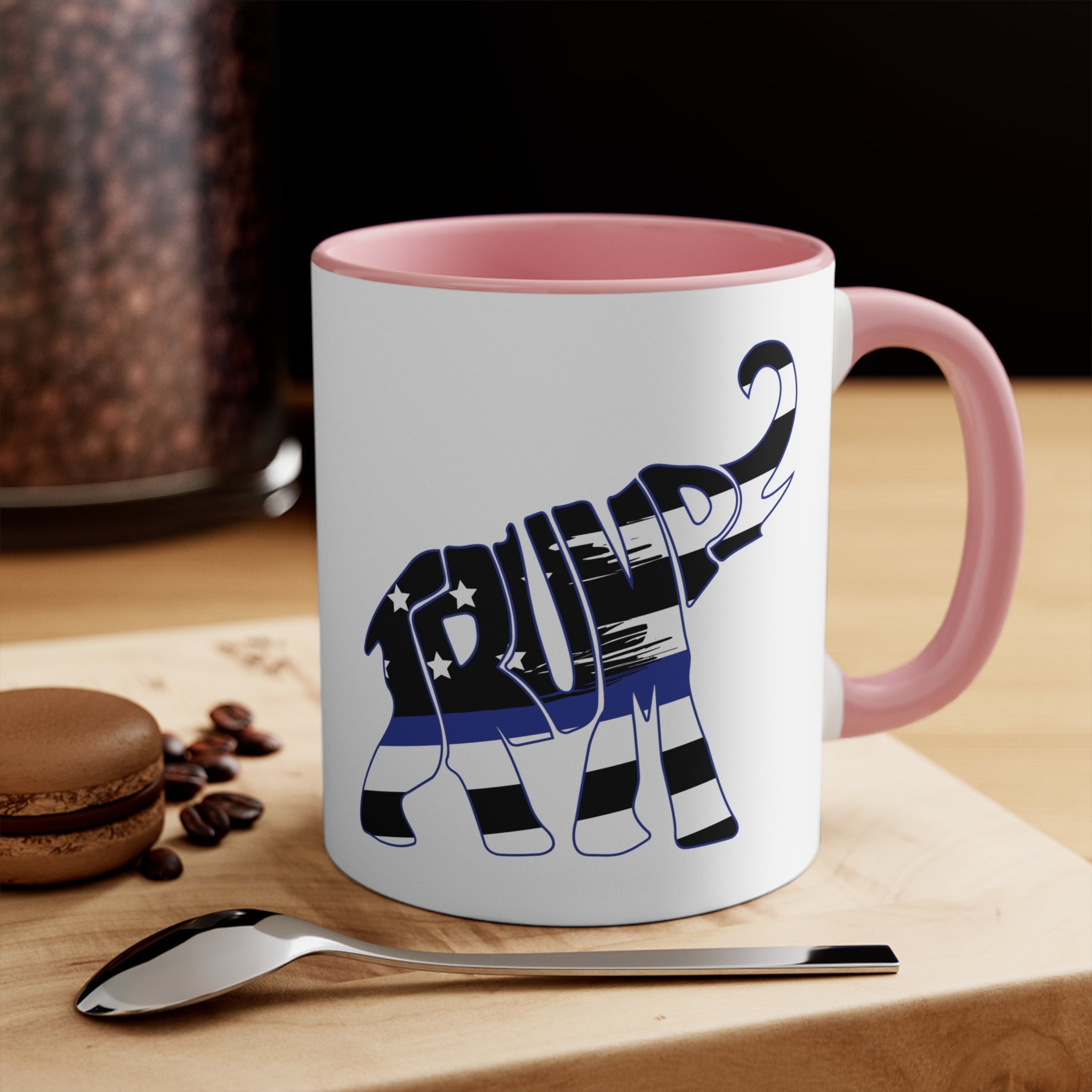 Trump - e - phant Thin Blue Line Mug (3 Colors, 2 Sizes) - PatriotDepot.com