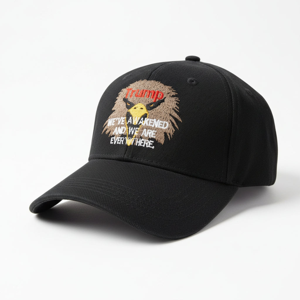 Trump Eagle "We've Awakened and We Are Everywhere" Embroidered Hat - PatriotDepot.com