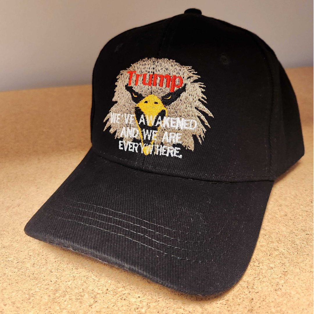 Trump Eagle "We've Awakened and We Are Everywhere" Embroidered Hat - PatriotDepot.com