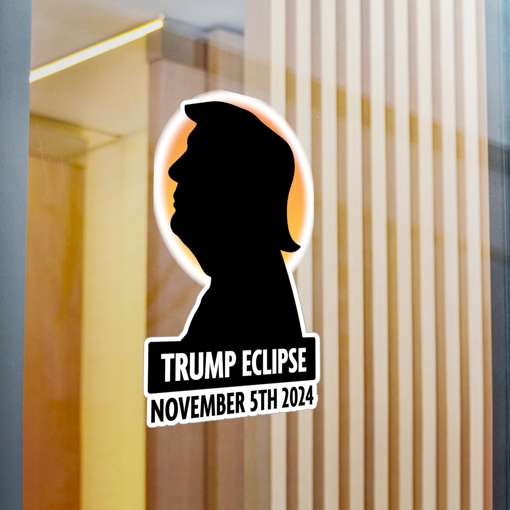 Trump Eclipse November 5th, 2024 Die - cut Sticker (4 Sizes) - PatriotDepot.com