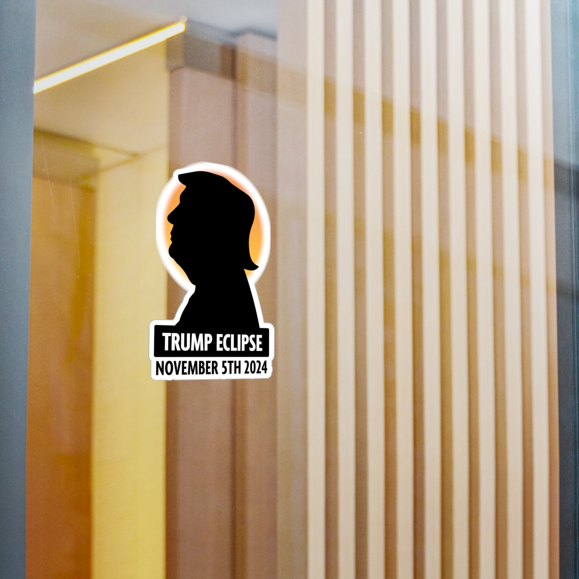 Trump Eclipse November 5th, 2024 Die - cut Sticker (4 Sizes) - PatriotDepot.com