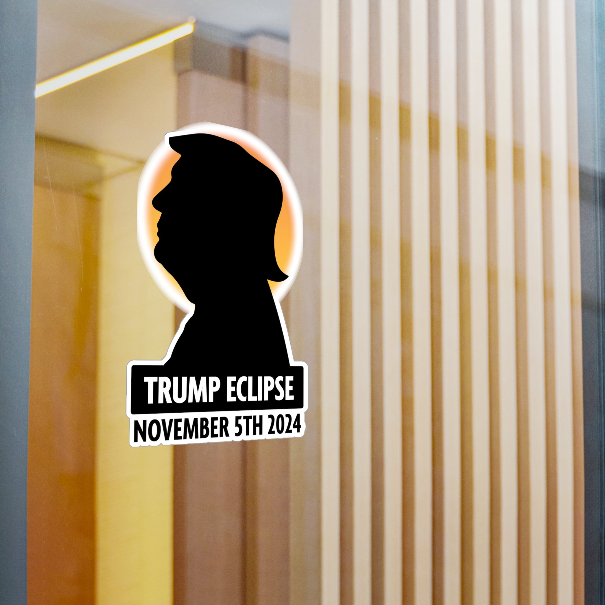 Trump Eclipse November 5th, 2024 Die - cut Sticker (4 Sizes) - PatriotDepot.com