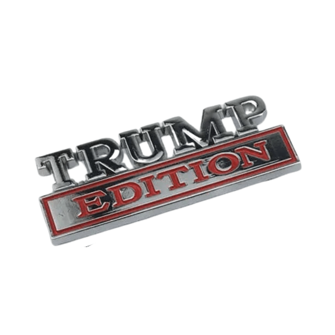 Trump Edition Auto Emblem (4 Styles) - PatriotDepot.com