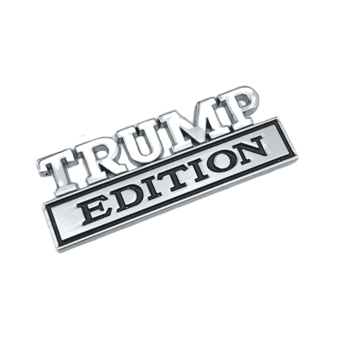 Trump Edition Auto Emblem (4 Styles) - PatriotDepot.com