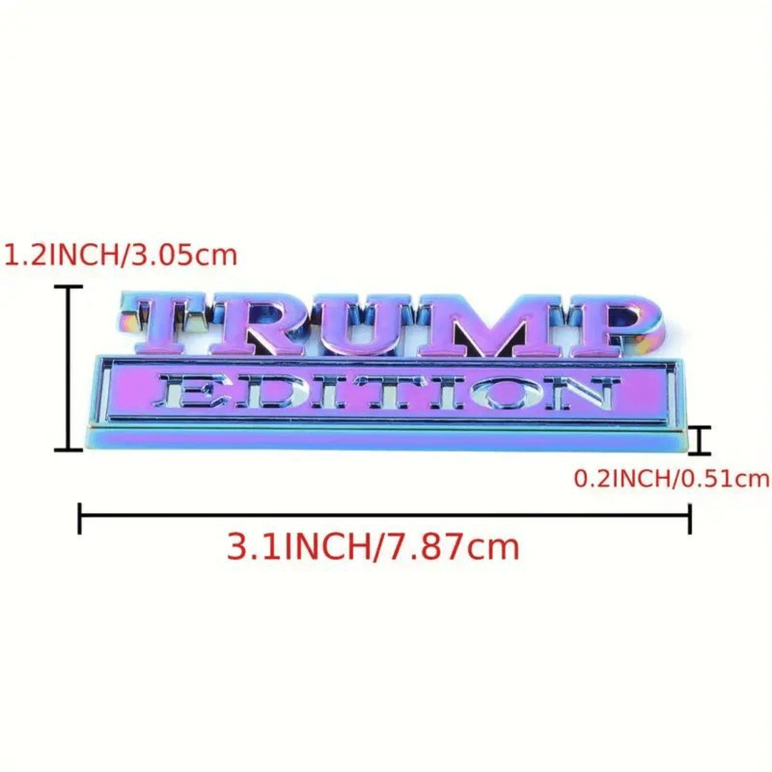 Trump Edition Auto Emblem (Chameleon) - PatriotDepot.com