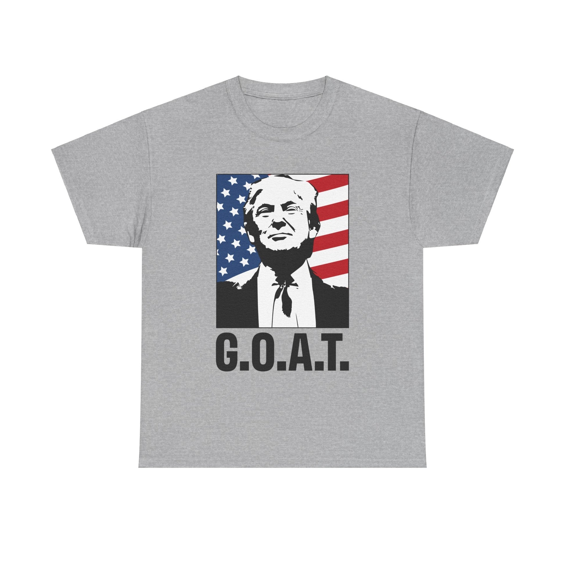 Trump G.O.A.T. Patriotic T-Shirt - PatriotDepot.com