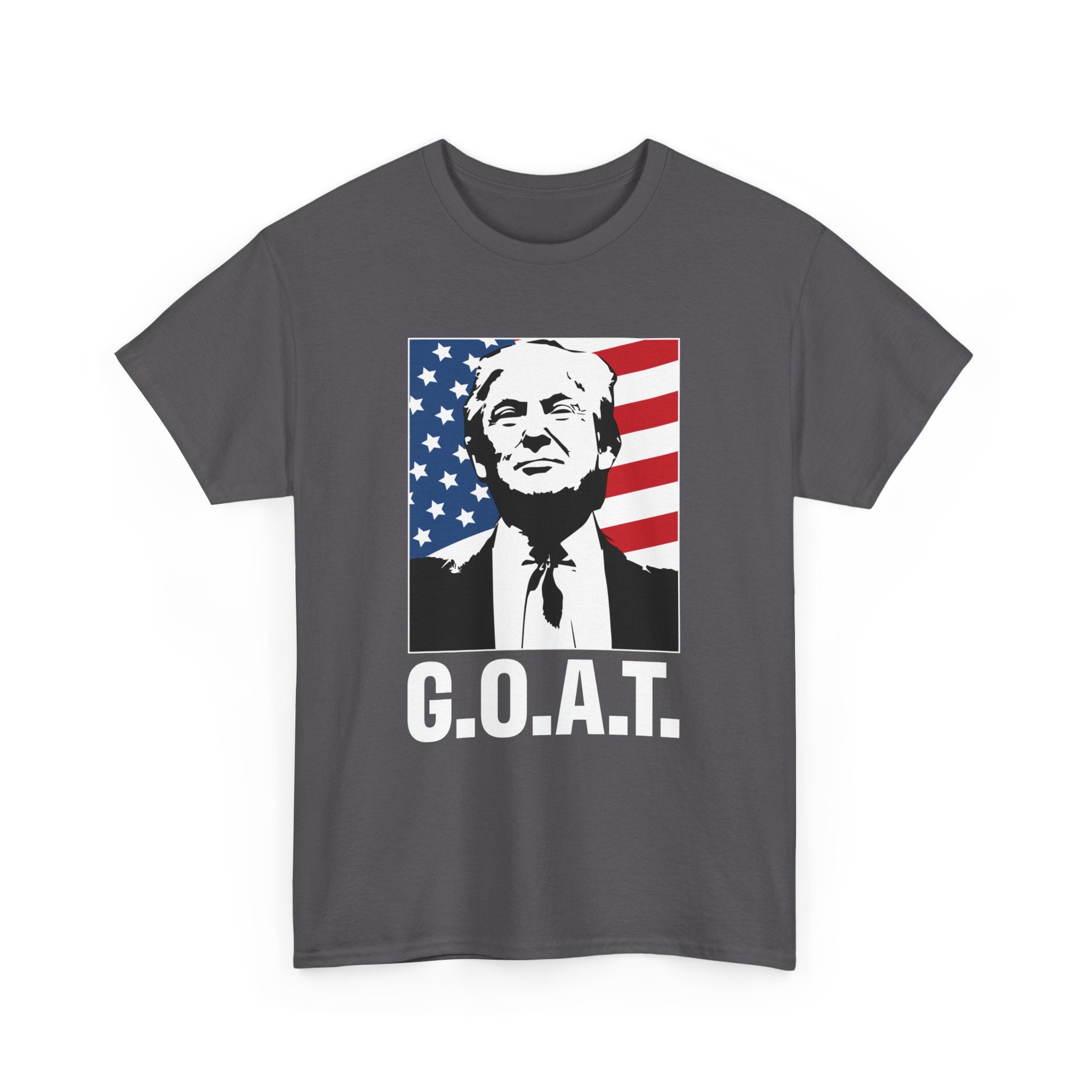 Trump G.O.A.T. Patriotic T-Shirt - PatriotDepot.com