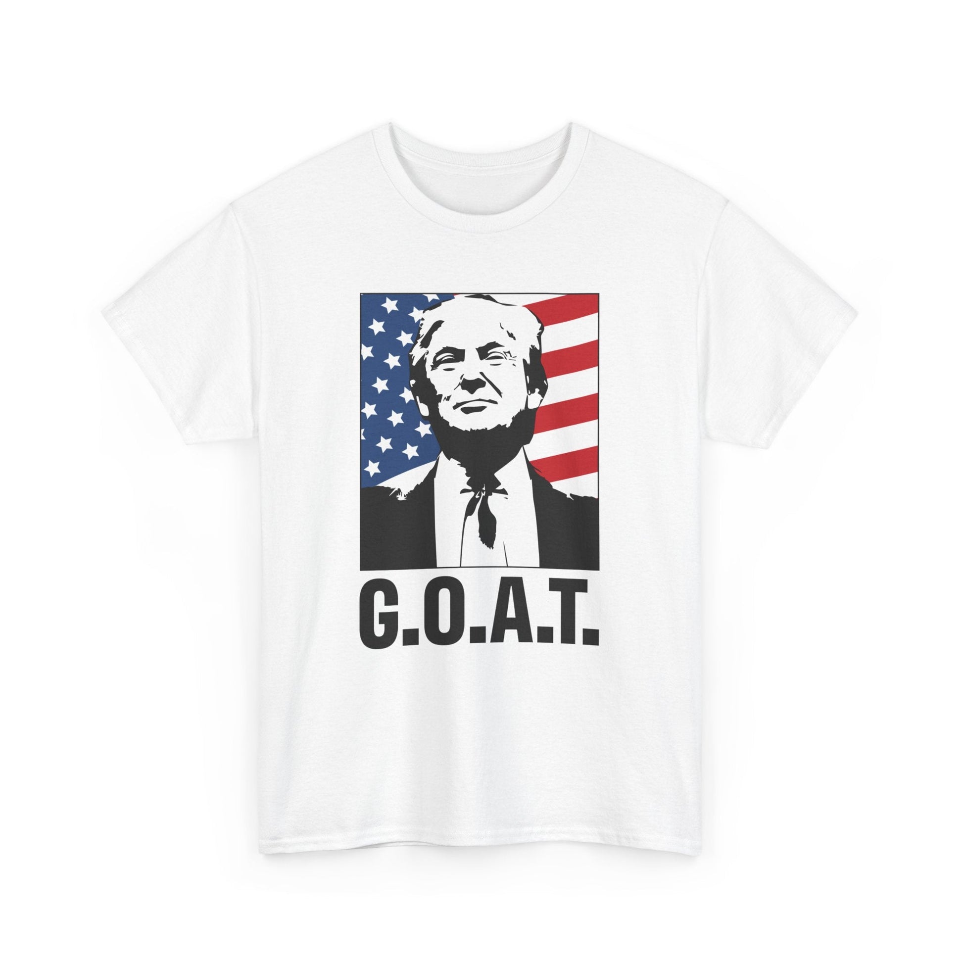 Trump G.O.A.T. Patriotic T-Shirt - PatriotDepot.com