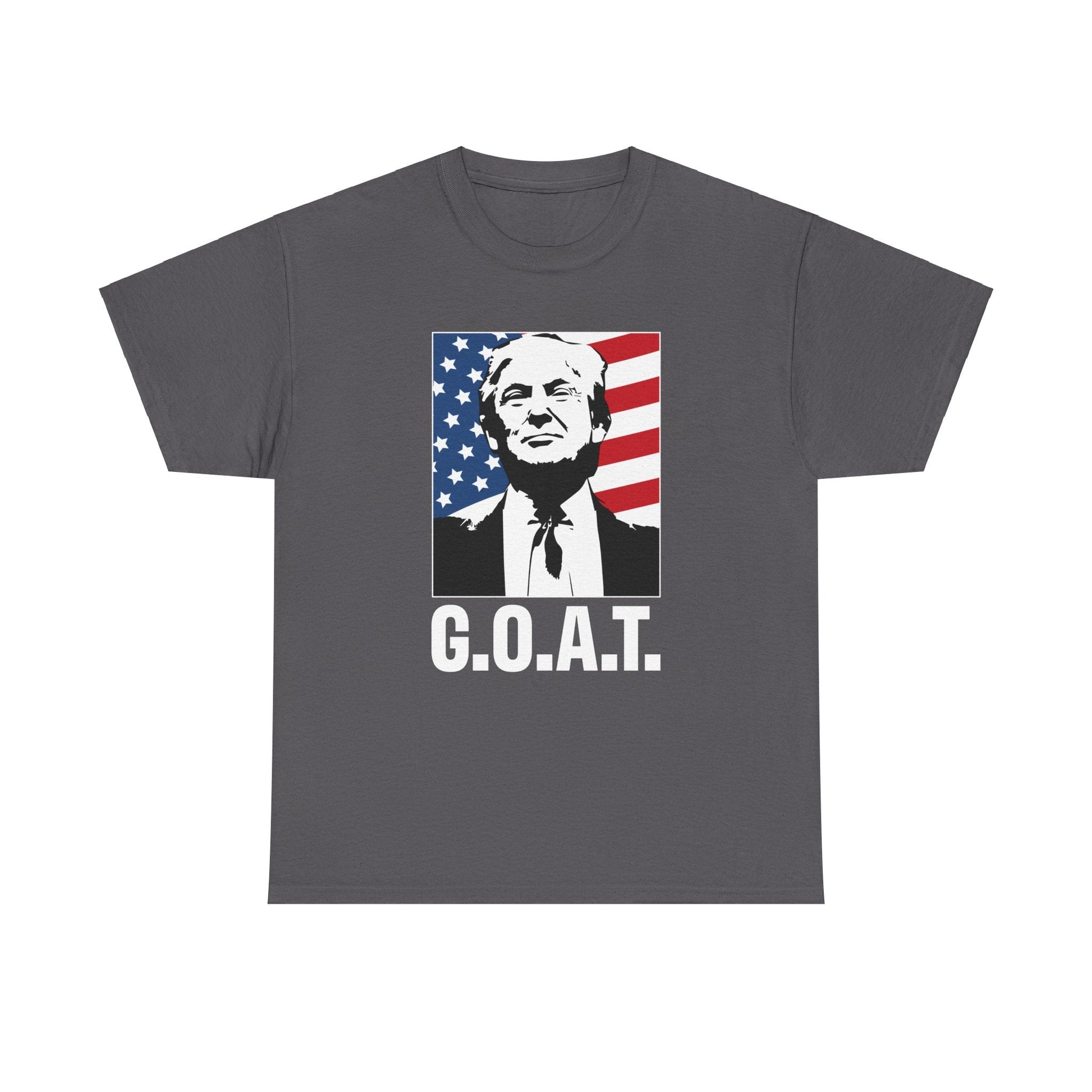 Trump G.O.A.T. Patriotic T-Shirt - PatriotDepot.com