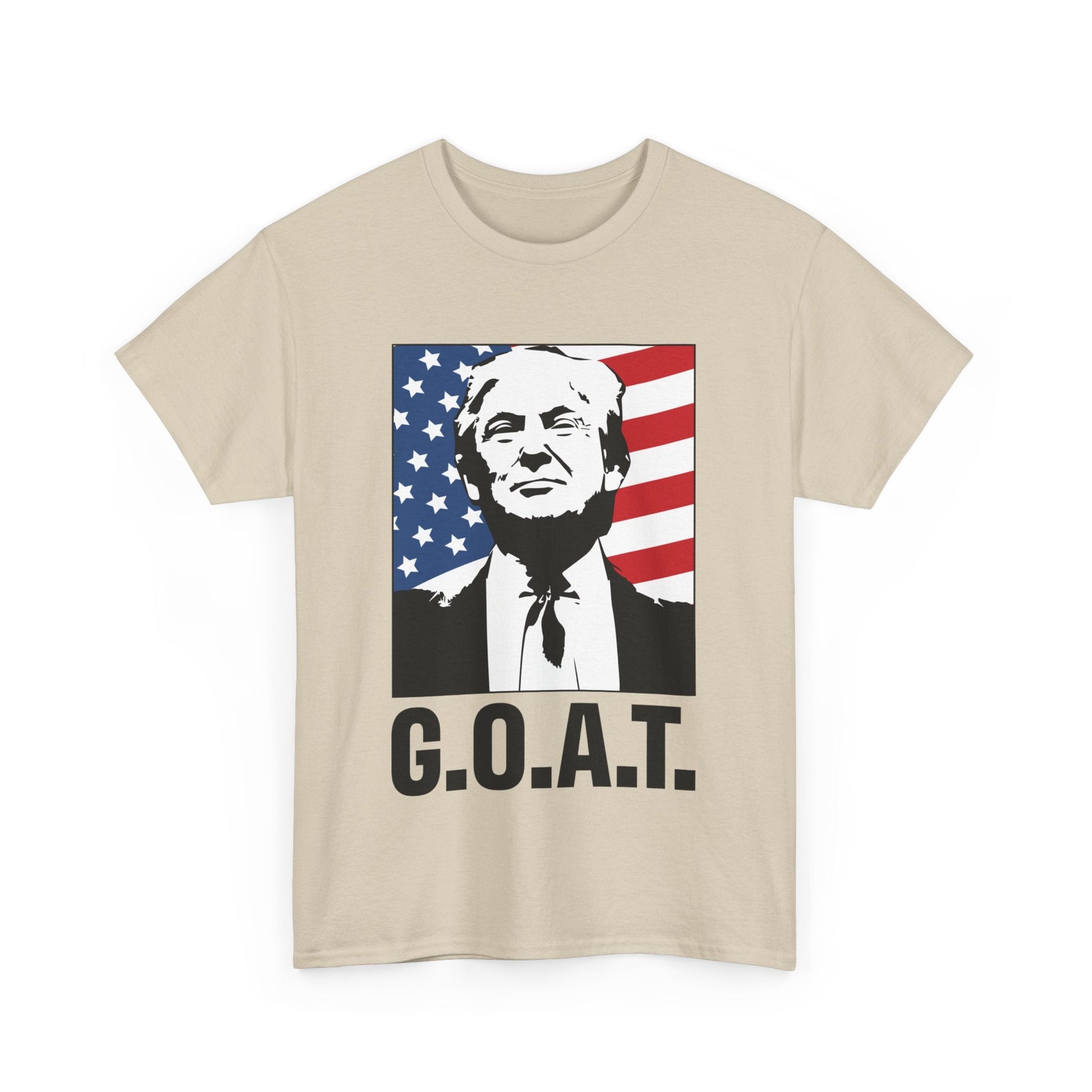 Trump G.O.A.T. Patriotic T-Shirt - PatriotDepot.com