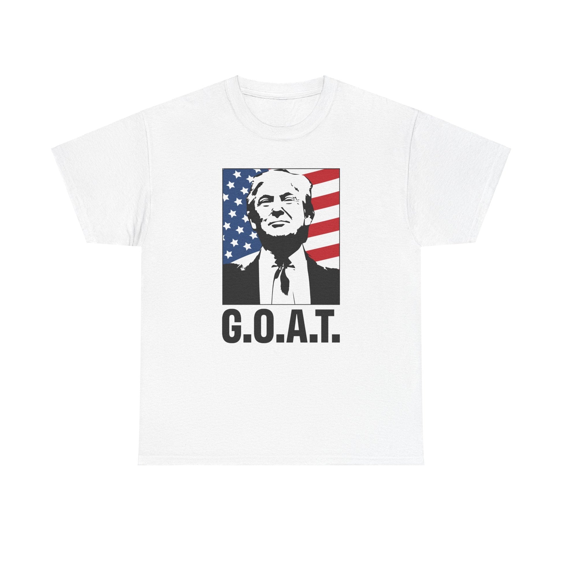 Trump G.O.A.T. Patriotic T-Shirt - PatriotDepot.com
