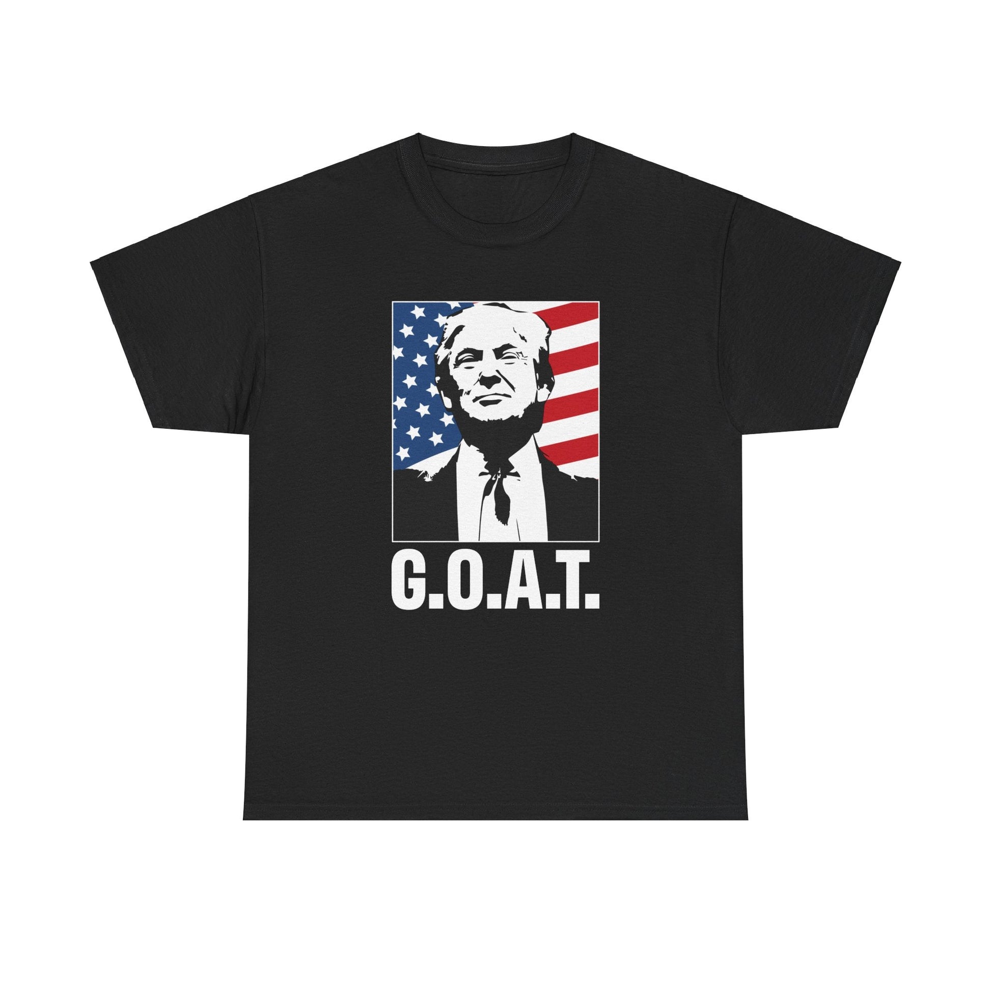 Trump G.O.A.T. Patriotic T-Shirt - PatriotDepot.com