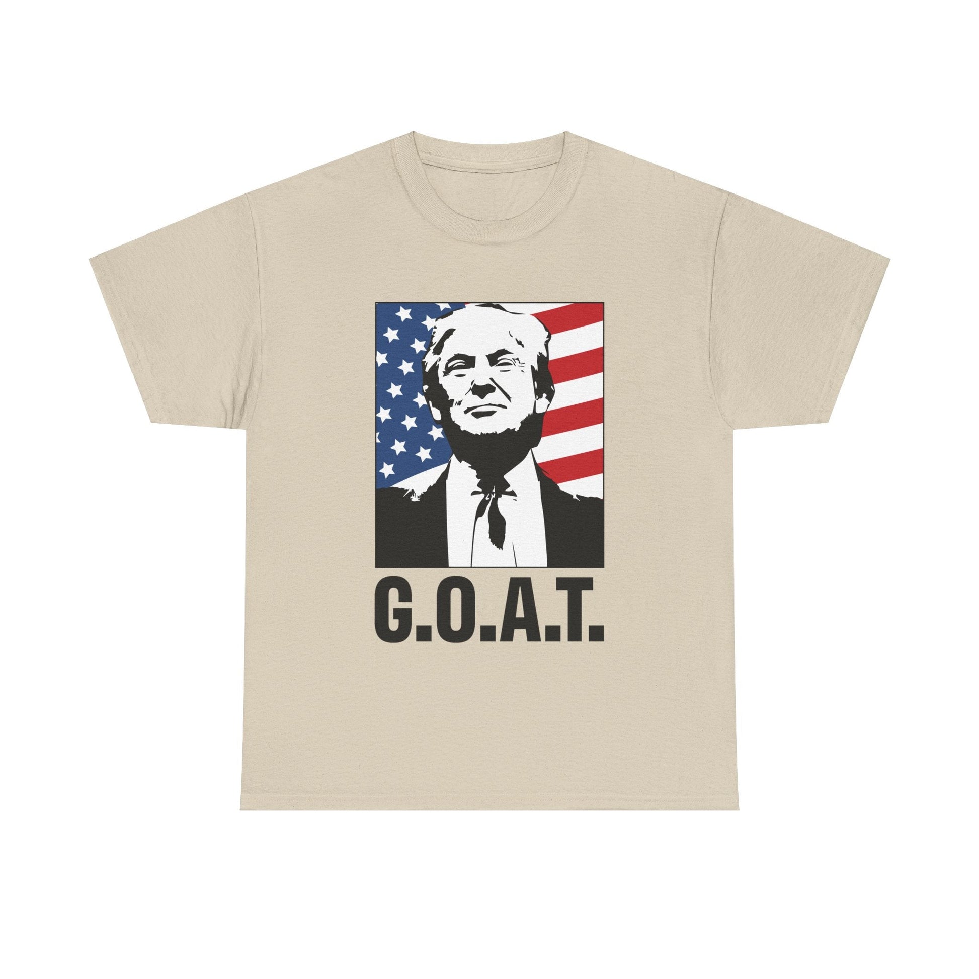 Trump G.O.A.T. Patriotic T-Shirt - PatriotDepot.com