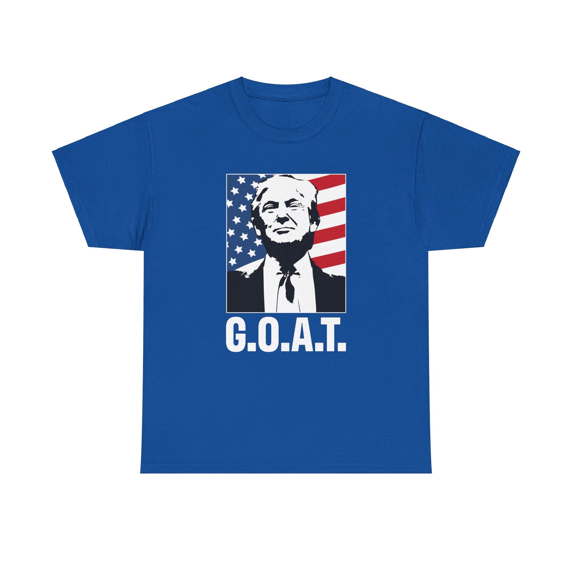Trump G.O.A.T. Patriotic T-Shirt - PatriotDepot.com