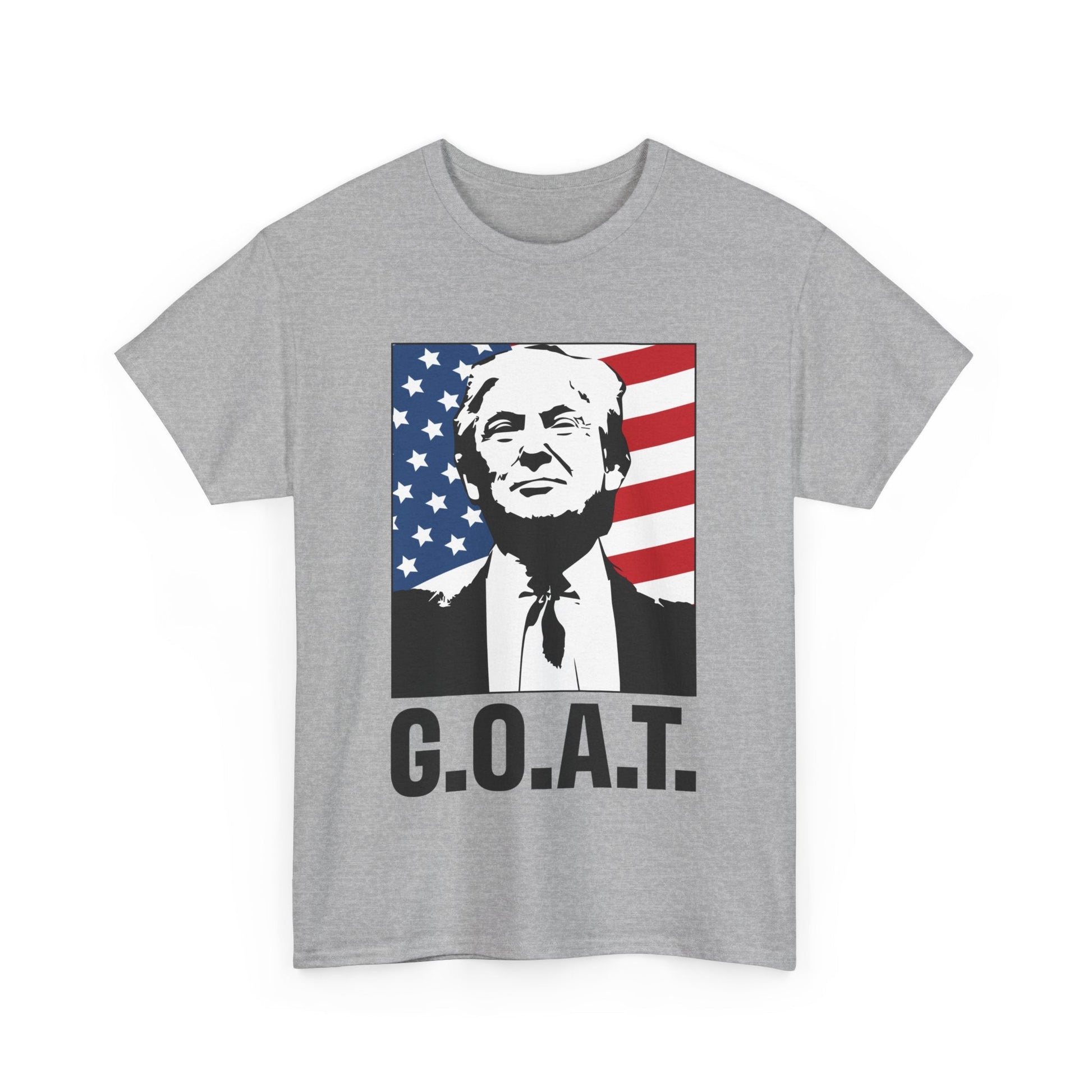 Trump G.O.A.T. Patriotic T-Shirt - PatriotDepot.com