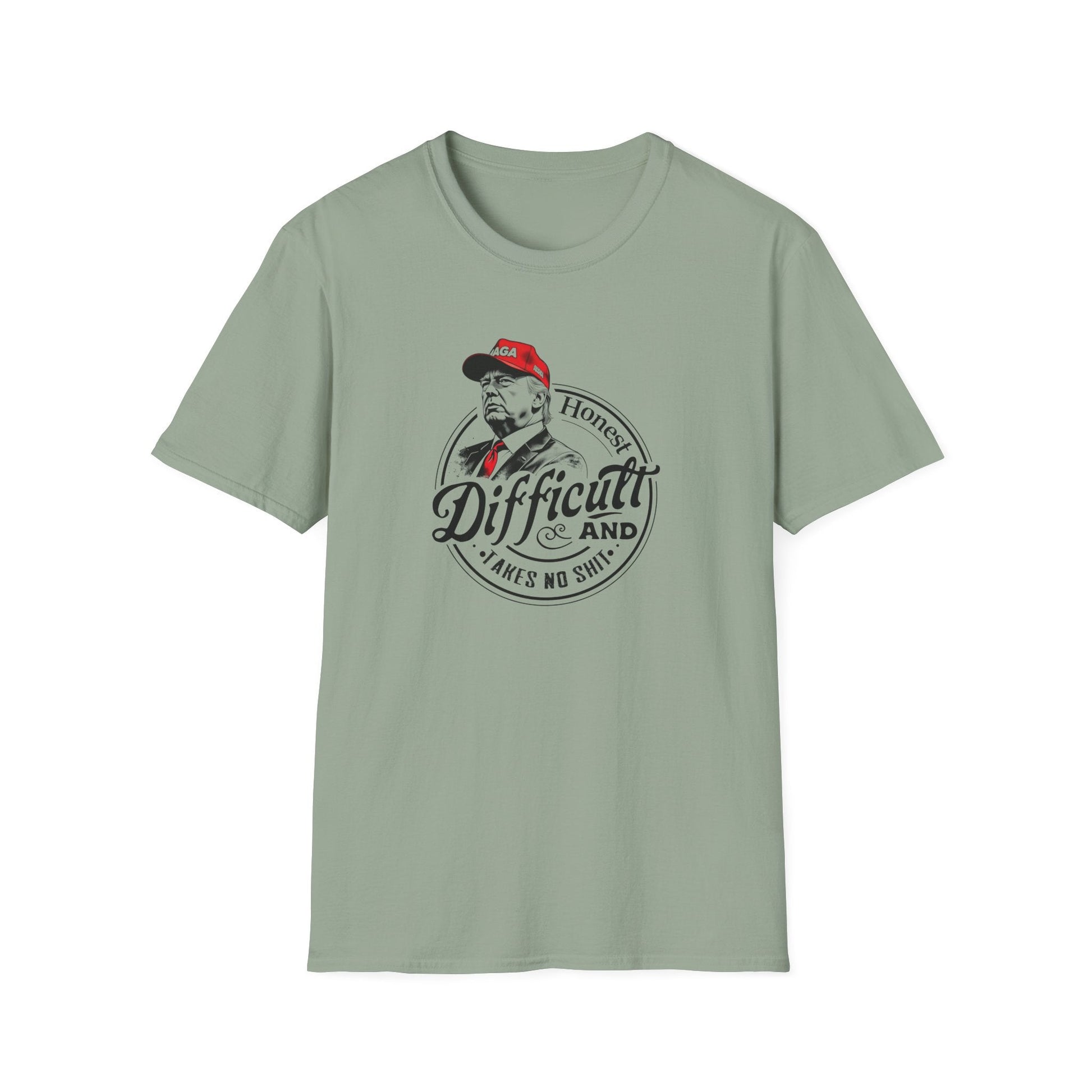 Trump "Honest Difficult and Takes No S%%!" T-Shirt - PatriotDepot.com