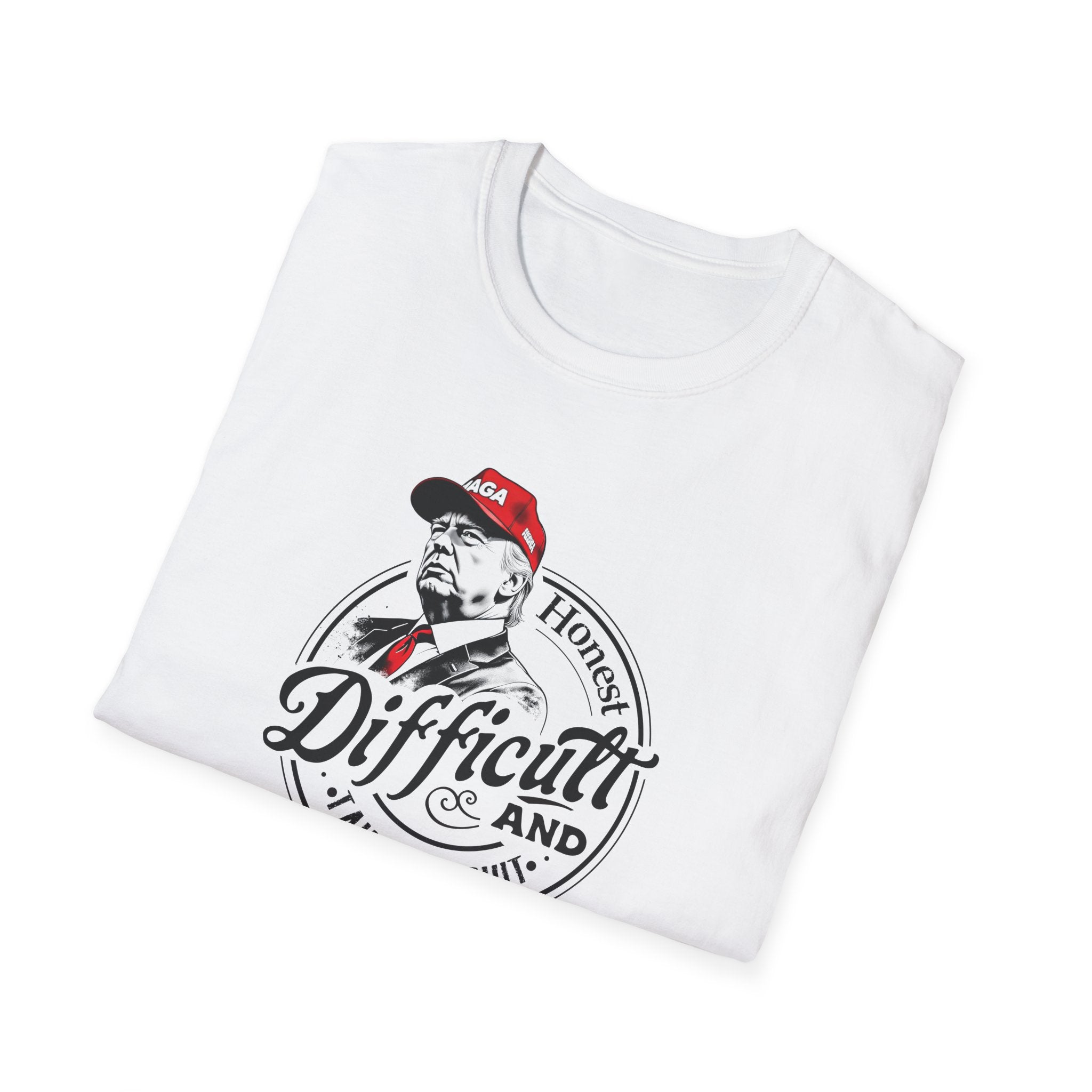 Trump "Honest Difficult and Takes No S%%!" T-Shirt - PatriotDepot.com