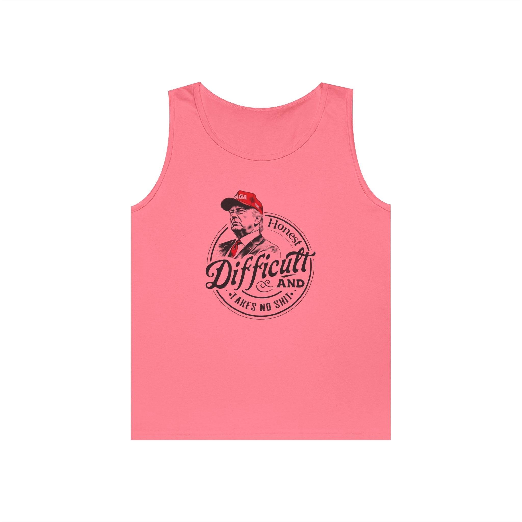 Trump 'Honest Difficult and Takes No Shit' Tank Top - PatriotDepot.com