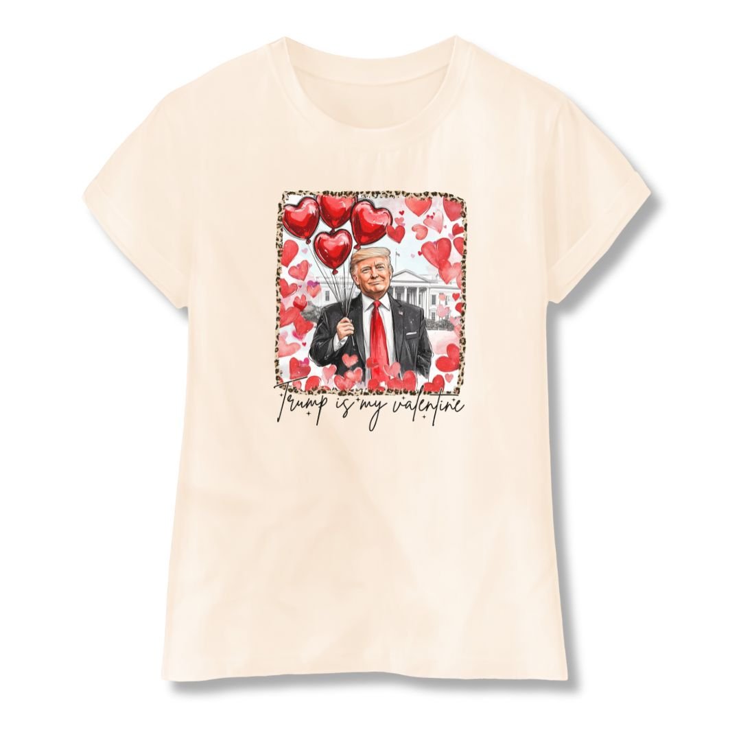 Trump Is My Valentine T-Shirt - PatriotDepot.com